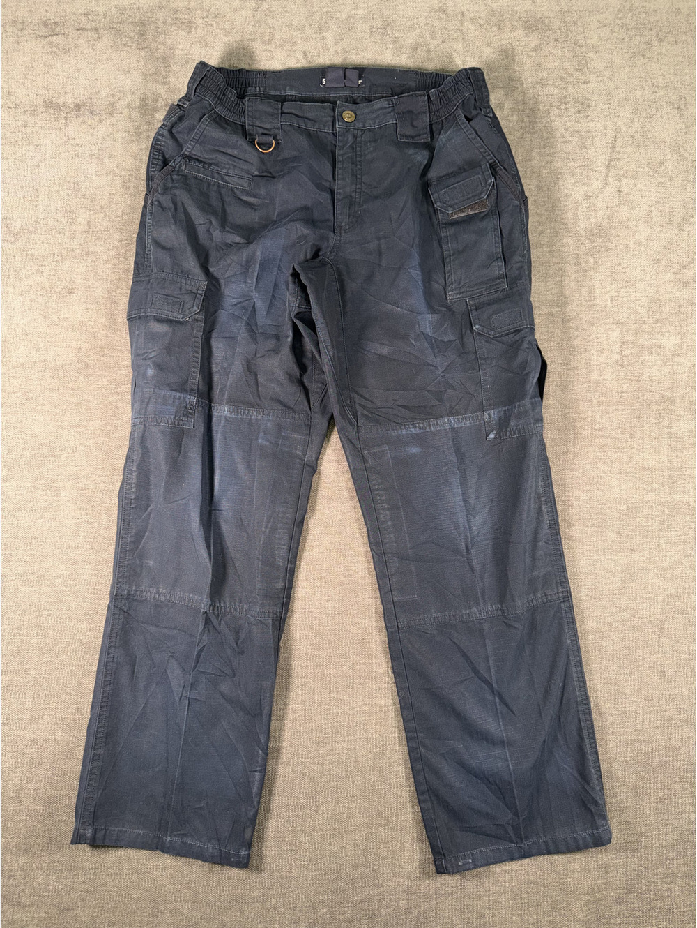 5.11 Tactical Cargo Pants Size 10 Navy Blue Ripstop Utility Trousers